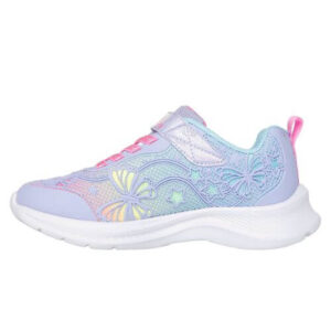 Pantofi copii fete din textil Skechers, Mov – 303380