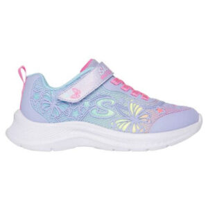 Pantofi copii fete din textil Skechers, Mov – 303380