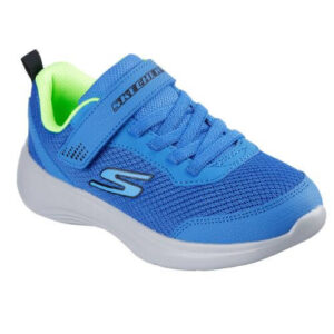 Pantofi copii baieti din textil Skechers, Albastru – 403615
