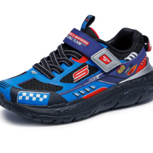 Pantofi copii baieti din textil Skechers, Albastru – 402303-BLRD