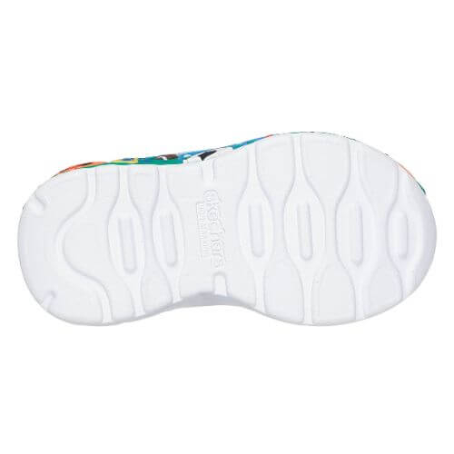 Pantofi copii baieti din textil Skechers, Verde – 407312-GRMT