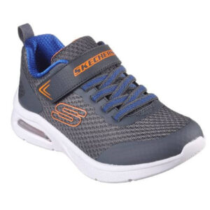 Pantofi copii baieti din textil Skechers, Gri – 403818