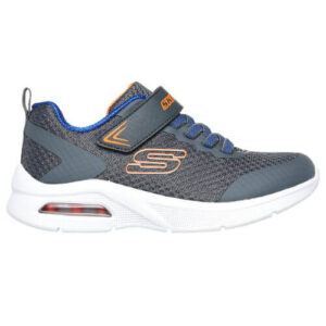 Pantofi copii baieti din textil Skechers, Gri – 403818