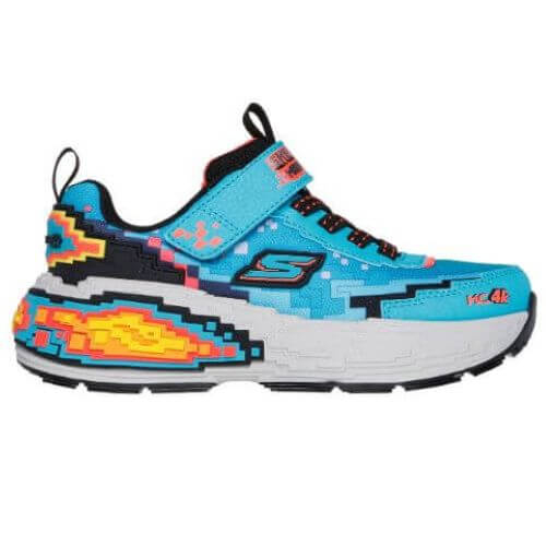 Pantofi copii baieti din textil Skechers Mega-Craft 4K, Albastru – 402160