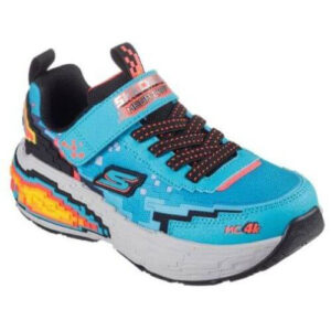 Pantofi copii baieti din textil Skechers Mega-Craft 4K, Albastru – 402160