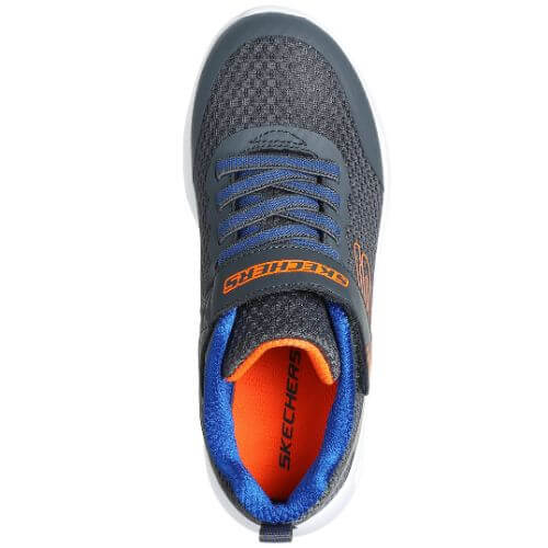 Pantofi copii baieti din textil Skechers, Gri – 403818