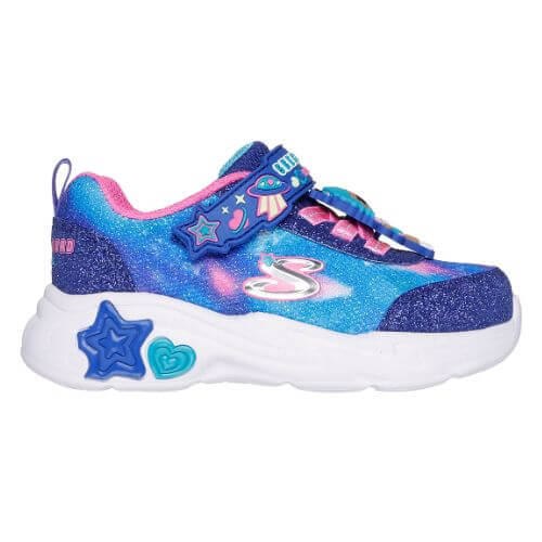 Pantofi copii fete din textil Skechers, Mov – 302214