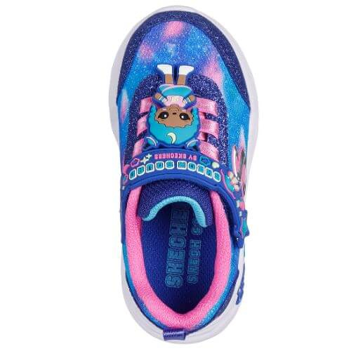 Pantofi copii fete din textil Skechers, Mov – 302214