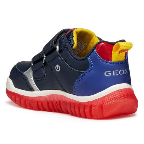Pantofi copii baieti Superman cu LED Geox, Albastru – B565ZB_000BC_C4226