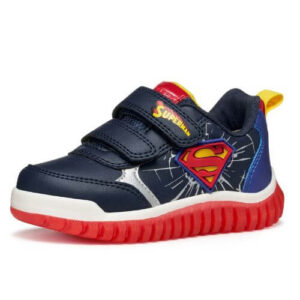 Pantofi copii baieti Superman cu LED Geox, Albastru – B565ZB_000BC_C4226