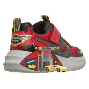 Pantofi copii baieti Skechers Garage, Rosu – 402150-RDCC