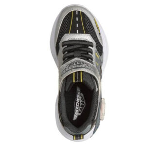 Pantofi copii baieti Skechers Garage, Argintiu – 402150-SLBK