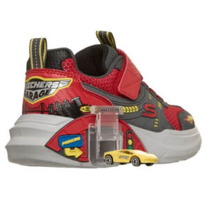 Pantofi copii baieti Skechers Garage, Rosu – 402150-RDCC