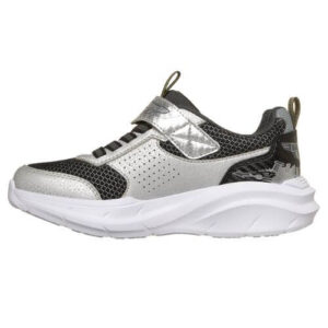 Pantofi copii baieti Skechers Garage, Argintiu – 402150-SLBK