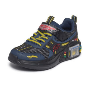 Pantofi copii baieti Skechers Garage, Negru/Albastru Inchis – 402150-BKNV