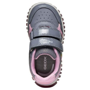 Pantofi copii fete Unicorn cu LED Geox, Gri – B5661A_002AS_C1006