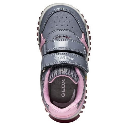 Pantofi copii fete Unicorn cu LED Geox, Gri – B5661A_002AS_C1006