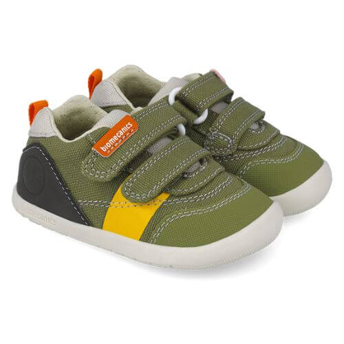 Pantofi copii baieti calapod lat din textil Biomecanics, Verde – 252197-B801 Pantofi copii baieti calapod lat din textil Biomecanics, Verde – 252197-B801