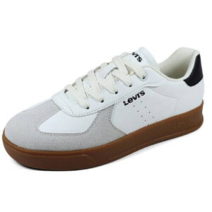 Pantofi copii din material sintetic Levi’s, Alb – VGAB0011S-2933