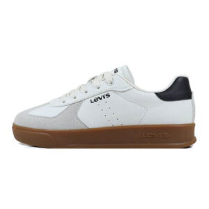 Pantofi copii din material sintetic Levi’s, Alb – VGAB0011S-2933