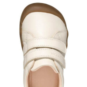 Pantofi copii fete Barefoot din piele Geox, Crem – B4663A_00085_C1058