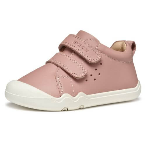 Pantofi copii fete Barefoot din piele Geox, Roz – B4663A-00085-C8011