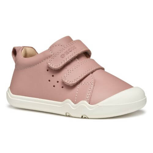 Pantofi copii fete Barefoot din piele Geox, Roz – B4663A-00085-C8011