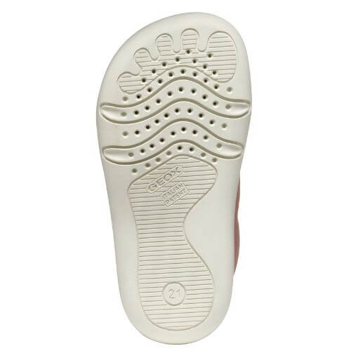Pantofi copii fete Barefoot din piele Geox, Roz – B4663A-00085-C8011