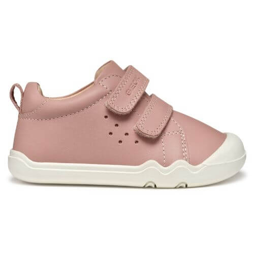 Pantofi copii fete Barefoot din piele Geox, Roz – B4663A-00085-C8011