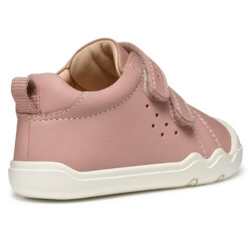 Pantofi copii fete Barefoot din piele Geox, Roz – B4663A-00085-C8011