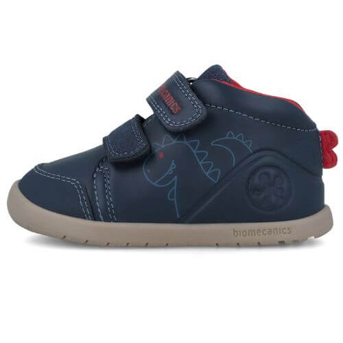 Pantofi copii baieti calapod lat din piele Biomecanics, Albastru – 251162-A183