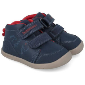 Pantofi copii baieti calapod lat din piele Biomecanics, Albastru – 251162-A183