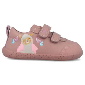 Pantofi copii fete calapod lat din piele Garvalin, Roz – 251305-A159