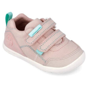 Pantofi copii fete calapod lat din textil Biomecanics, Roz – 262190-E032