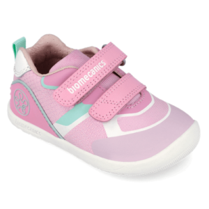 Pantofi copii fete calapod lat din textil Biomecanics, Roz – 262159-C032