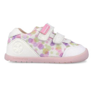 Pantofi copii fete calapod lat din textil Biomecanics, Alb – 262192-B050