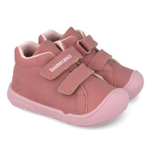 Pantofi copii fete cu calapod lat din piele Biomecanics, Roz – 261140-G847