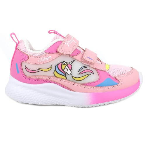 Pantofi copii fete cu LED din textil Primigi, Roz – 7966511