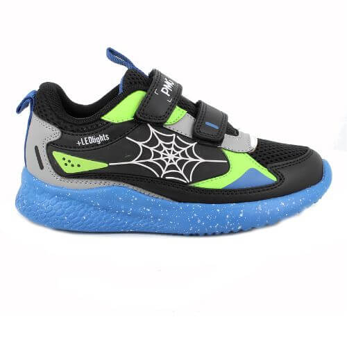 Pantofi copii baieti cu LED din textil Primigi, Negru – 7966622