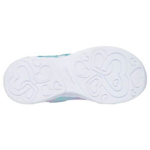 Pantofi copii fete cu LED din textil Skechers, Mov – 303261-LVMT
