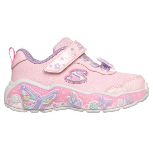 Pantofi copii fete din textil Skechers, Roz – 303066-LPMT Pantofi copii fete din textil Skechers, Roz – 303066-LPMT