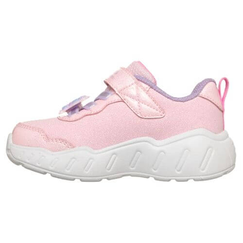 Pantofi copii fete din textil Skechers, Roz – 303066-LPMT