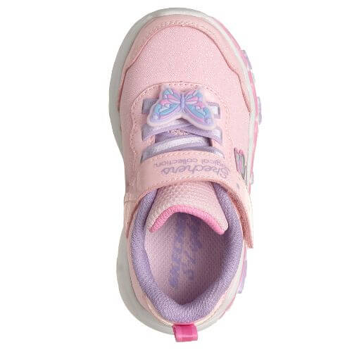Pantofi copii fete din textil Skechers, Roz – 303066-LPMT