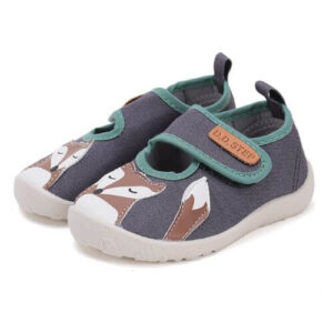 Pantofi copii baieti de interior din textil DD Step, Gri – C086-51716