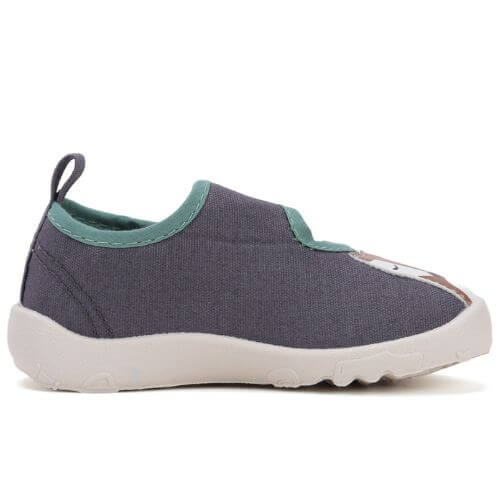 Pantofi copii baieti de interior din textil DD Step, Gri – C086-51716