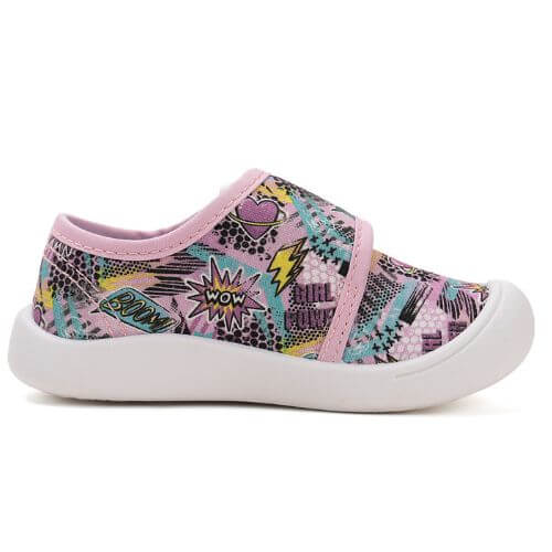 Pantofi copii fete din textil DD Step, Multicolor – C100-51718