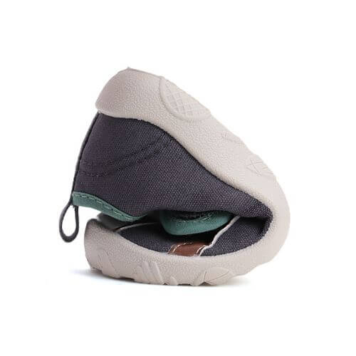 Pantofi copii baieti de interior din textil DD Step, Gri – C086-51716