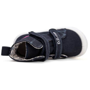 Pantofi copii fete din canvas DD Step, Albastru – C100-52503A