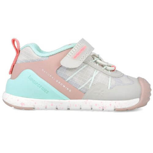 Pantofi copii fete din material sintetic Biomecanics, Bej – 251137-D103