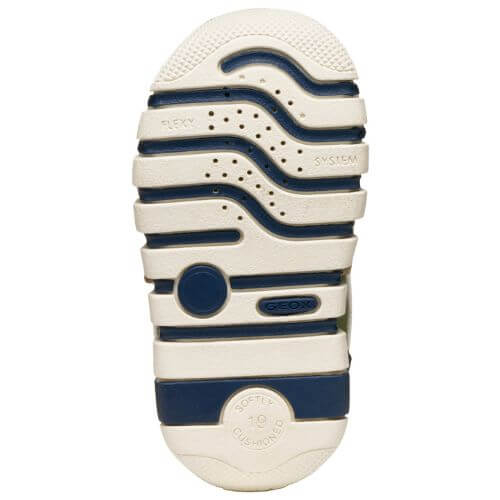 Pantofi copii baieti din piele naturala Geox, Verde – B3555D_05422_CF4E3